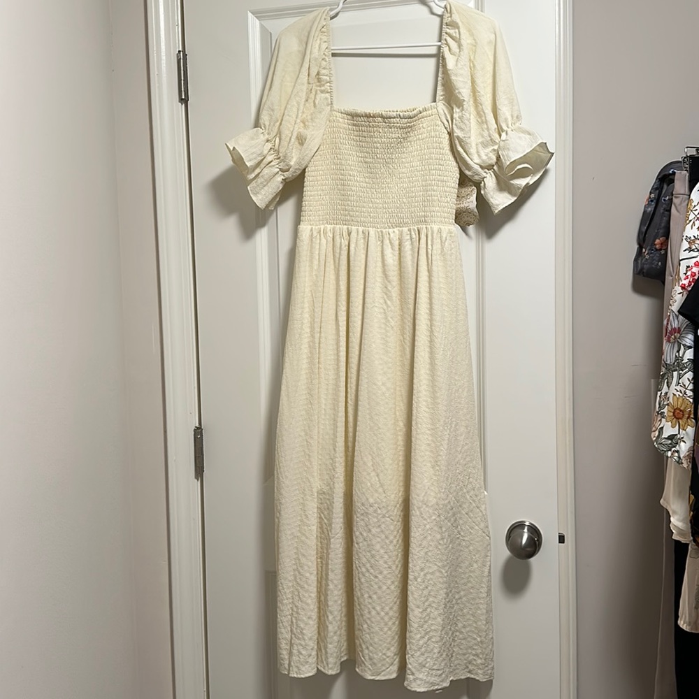 Blakesley Puff Sleeve Midi Dress